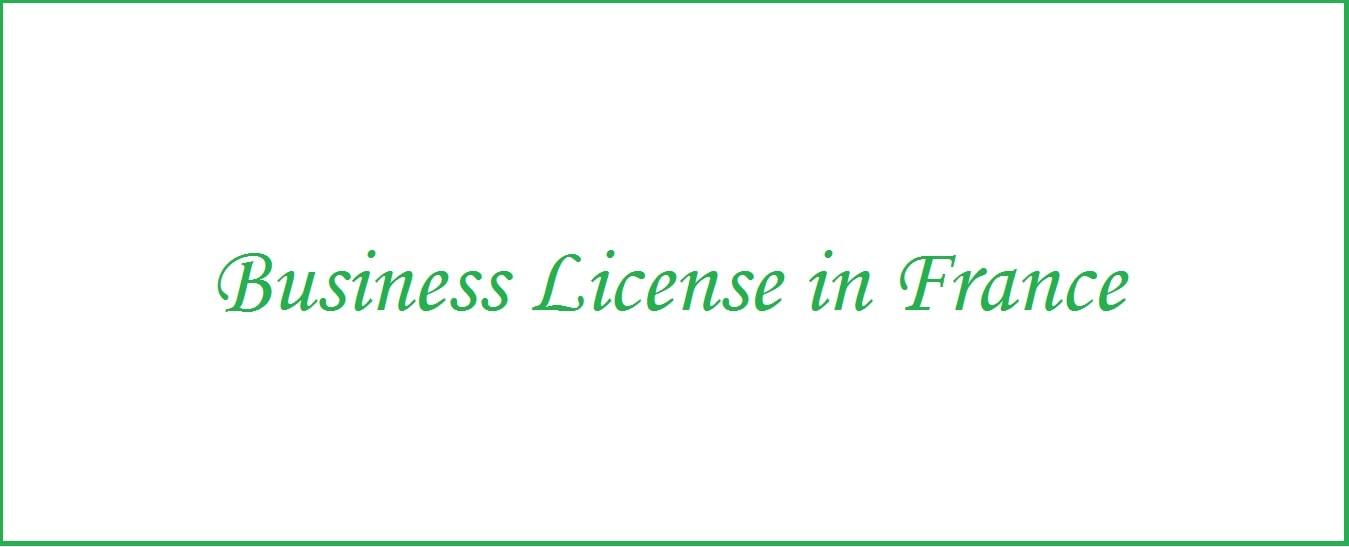 Business License in France
