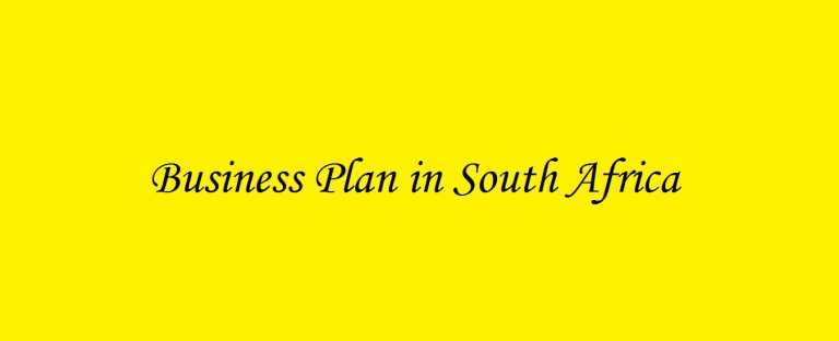 business plan specialists south africa
