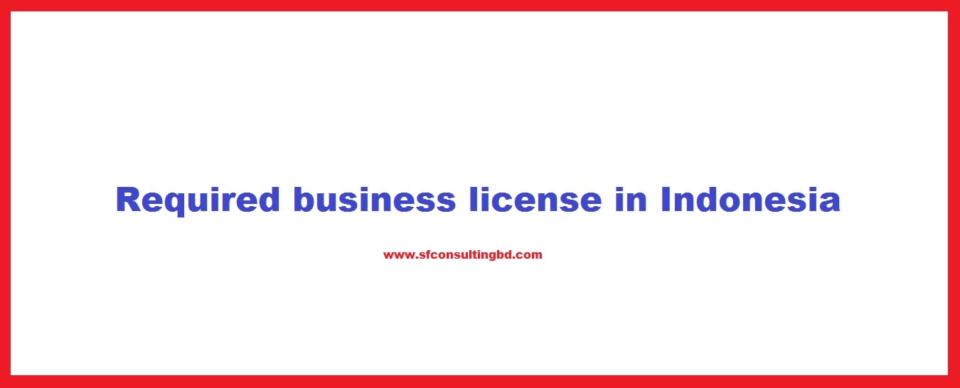 Business license in Indonesia