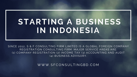 Starting a business in Indonesia