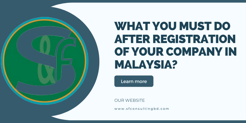 What You Must Do After Registration of Your Company in Malaysia?